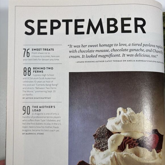 Orange Coast Magazine Lot Orange County 2021 Montblanc Watch RAINBOW SANDALS Ad - Picture 4 of 9